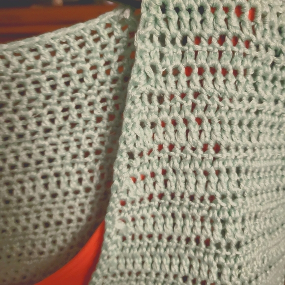 Mint Handmade crochet top - Picture 3 of 3